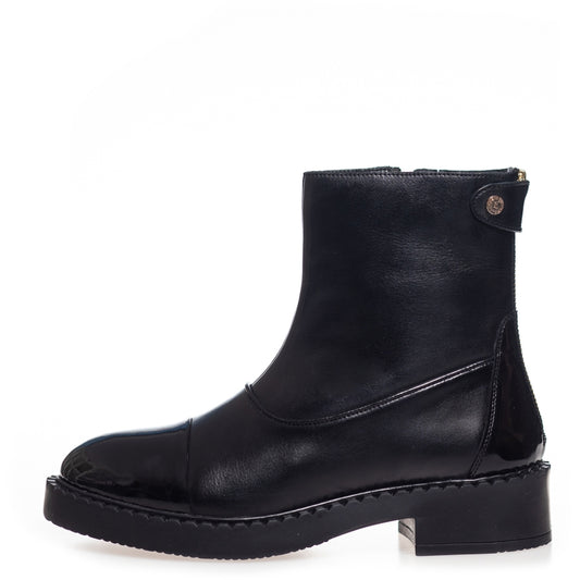 COPENHAGEN SHOES AMIE BOOTS PATENT Støvler 0011 BLACK PATENT