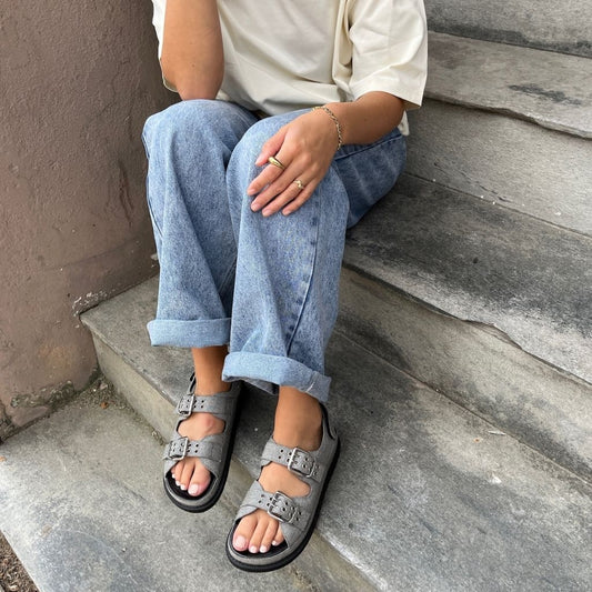 COPENHAGEN SHOES AS I WAS DENIM Sandaler 0741 GREY DENIM