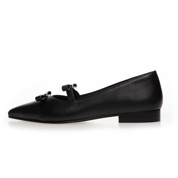 COPENHAGEN SHOES THE ONE - BLACK Ballerina 0001 BLACK