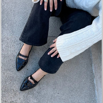 COPENHAGEN SHOES CARRING Ballerina 0011 BLACK PATENT