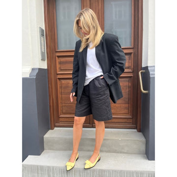 COPENHAGEN SHOES CITY WALK Ballerina 0876 LIGHT YELLOW