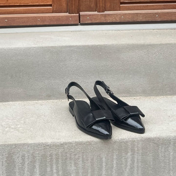 COPENHAGEN SHOES CITY WALK - BLACK Ballerina 0001 BLACK