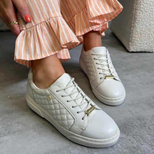 COPENHAGEN SHOES Dressed 22  Copenhagenshoes by Josefine Valentin Sneakers 001 White
