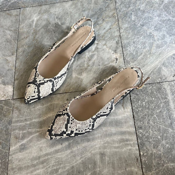 COPENHAGEN SHOES FOREVER AND EVER Ballerina 500 BLACK/CREAM