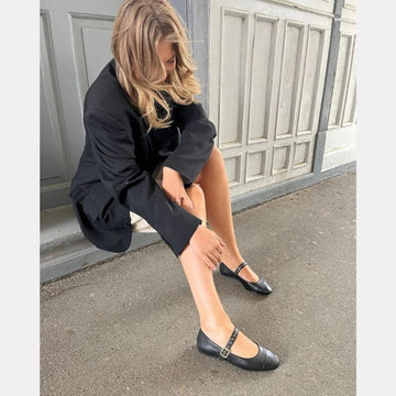 COPENHAGEN SHOES LOVE AND DREAMS Ballerina 0001 BLACK