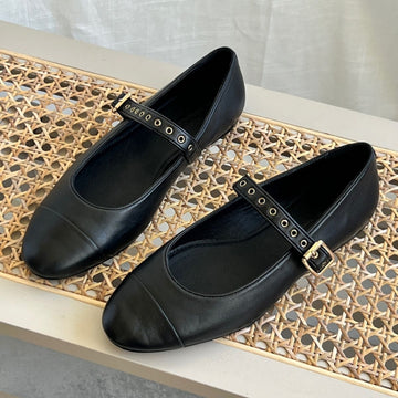 COPENHAGEN SHOES LOVE AND DREAMS Ballerina 0001 BLACK