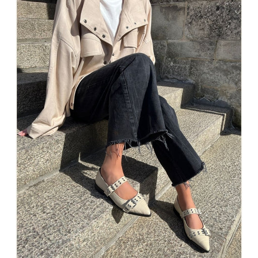 COPENHAGEN SHOES LOVE AND ENERGY BEIGE CR Ballerina 0002 BEIGE