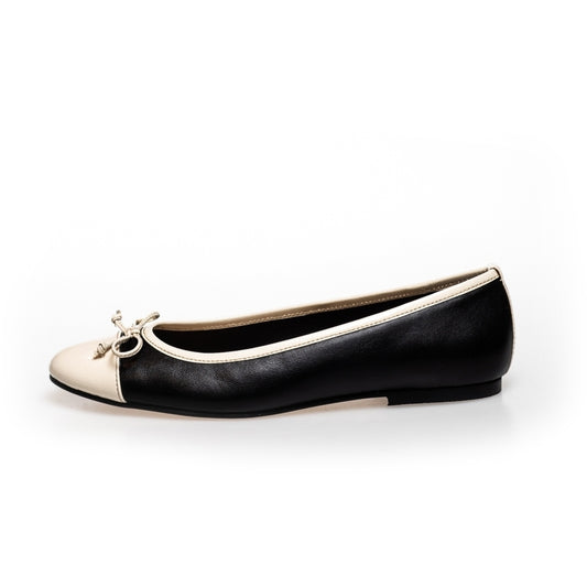 COPENHAGEN SHOES MY OWN BALLERINAS Ballerina 500 BLACK/CREAM