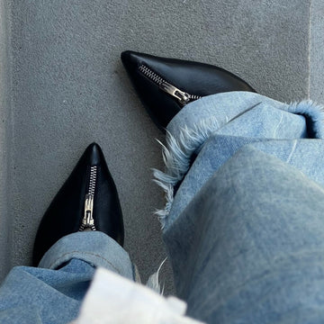 COPENHAGEN SHOES ONE OF THE GIRLS Ballerina 0001 BLACK