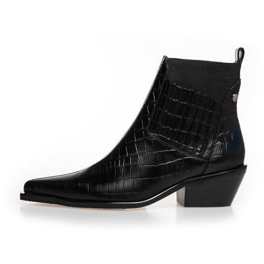 COPENHAGEN SHOES THE WALKING BOOT - LEATHER Støvler 0001 BLACK