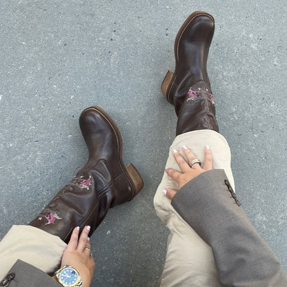 COPENHAGEN SHOES ABOUT US Long boot 0012 BROWN