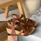 COPENHAGEN SHOES ALIDA Sandaler med kilehæl 0241 COGNAC