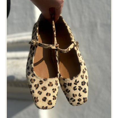 COPENHAGEN SHOES ALL FOR LOVE-BEIGE LEP Ballerina 00079 BEIGE LEP.