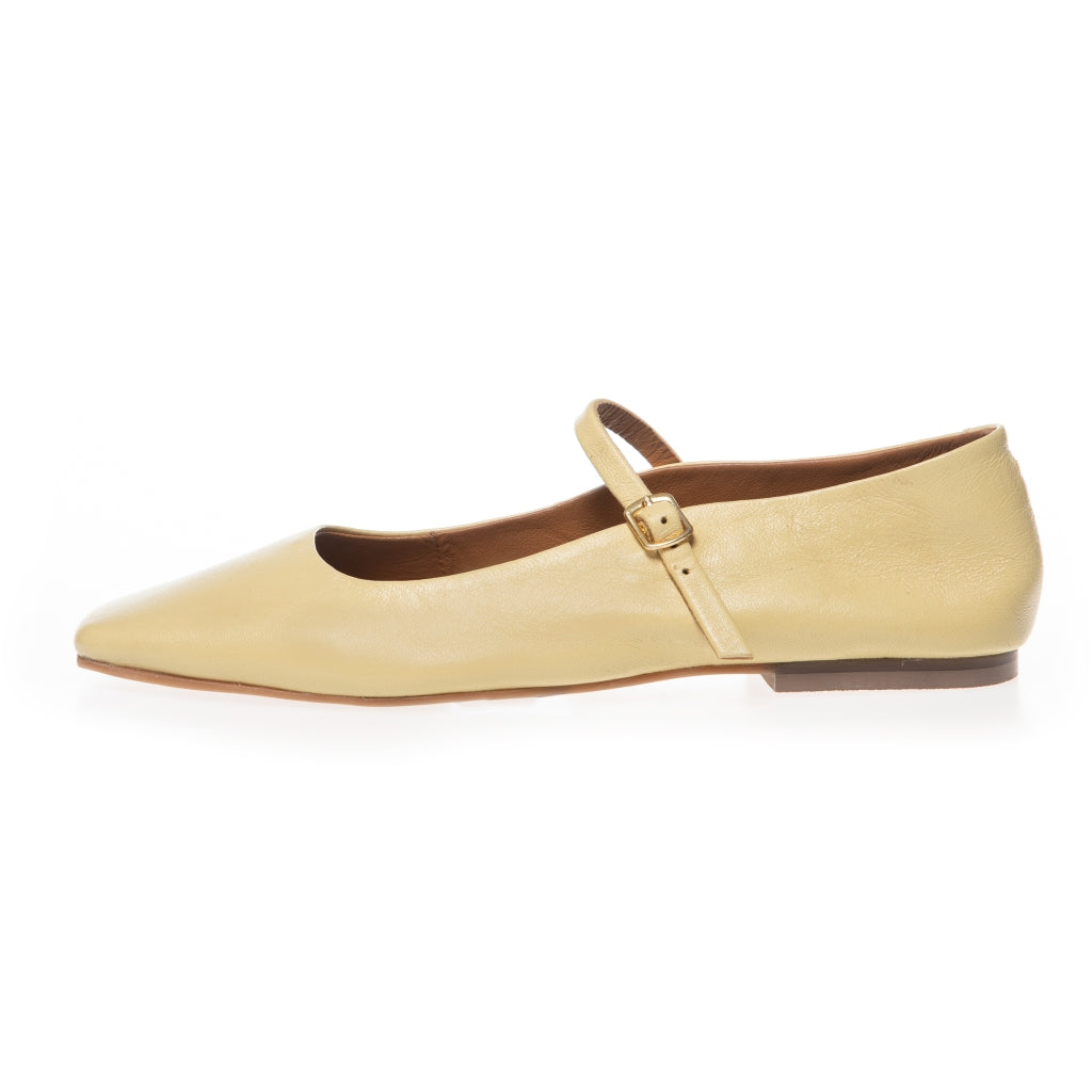 COPENHAGEN SHOES ALL FOR LOVE Ballerina 5544 Sun Yellow