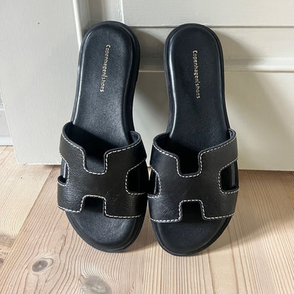 COPENHAGEN SHOES ALL FOR LOVE Slippers 0003 BLACK