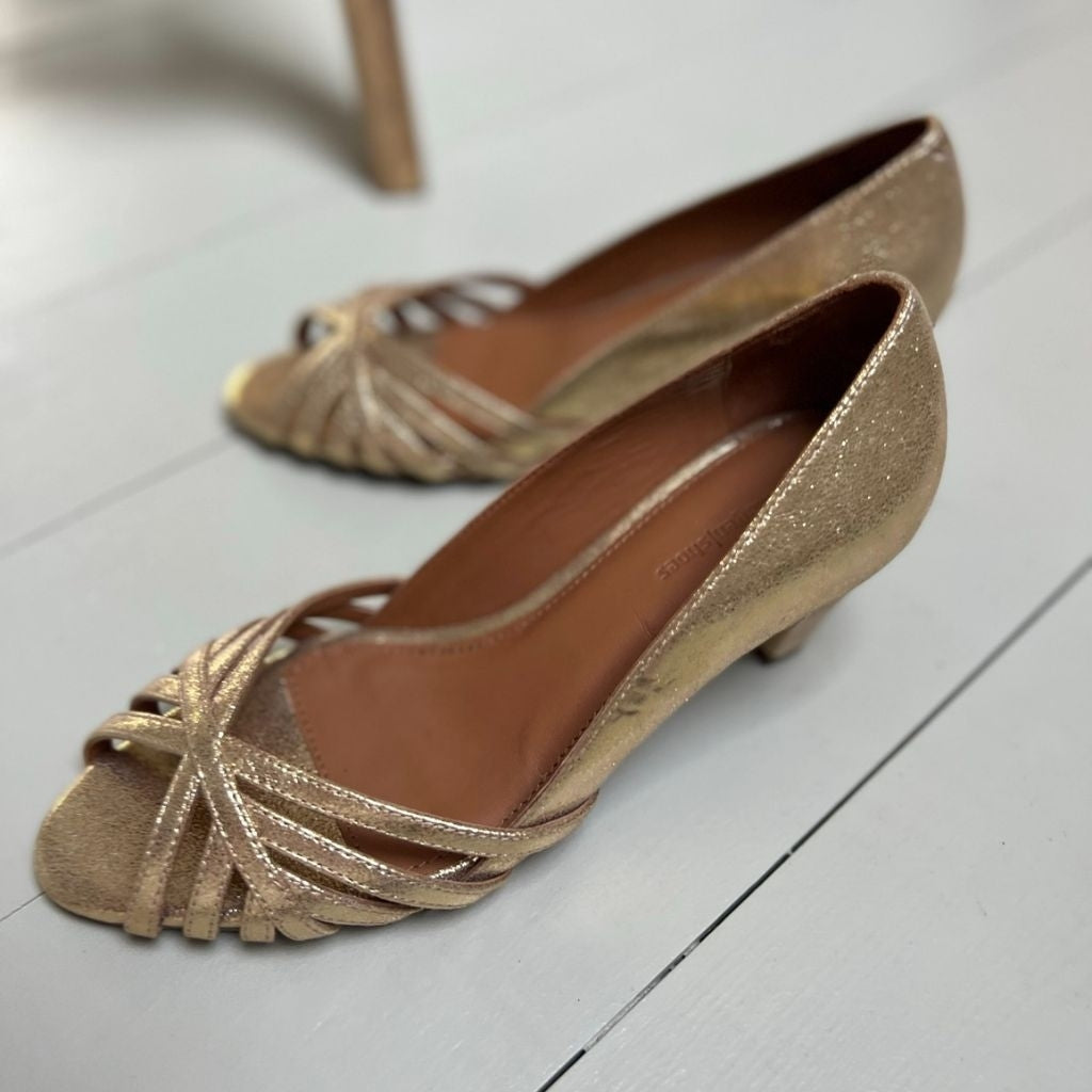 COPENHAGEN SHOES ALL I NEED - METALLIC Stiletter 371 PLATINO