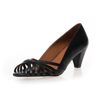 COPENHAGEN SHOES ALL I NEED LEATHER Stiletter 001 Black
