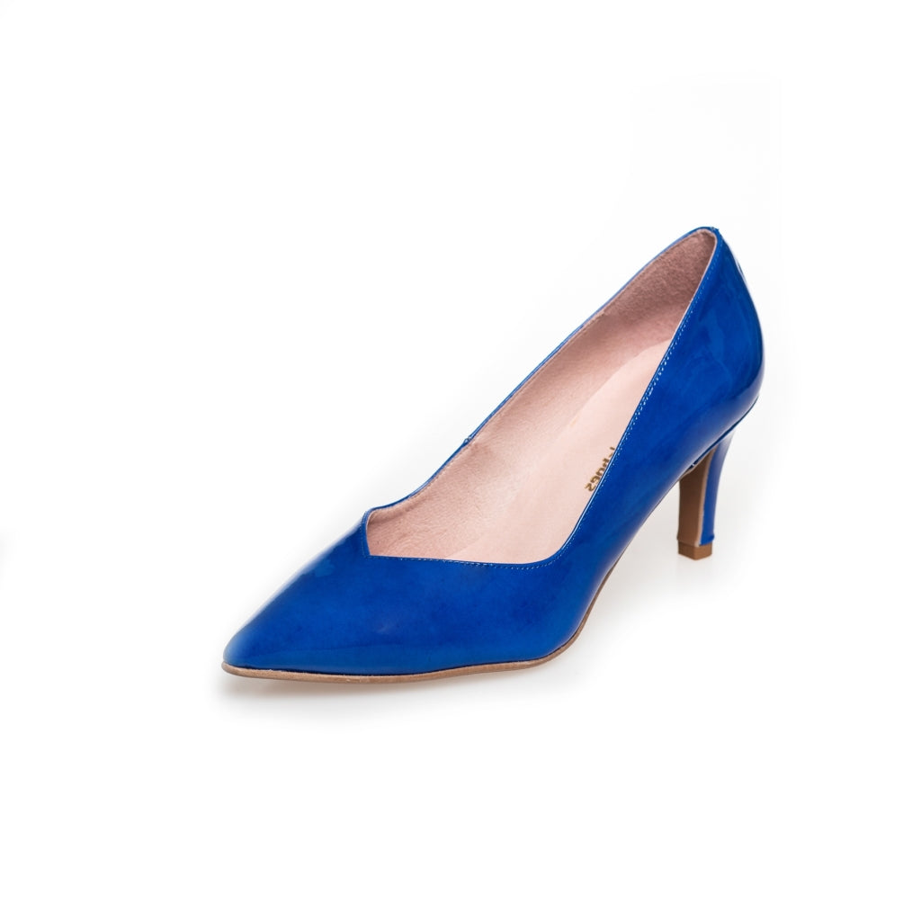COPENHAGEN SHOES ALONE - PATENT Stiletter 1202 ELECTRIC BLUE