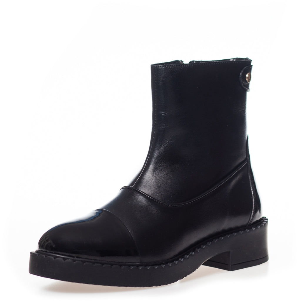 COPENHAGEN SHOES AMIE BOOTS PATENT Støvler 0011 BLACK PATENT