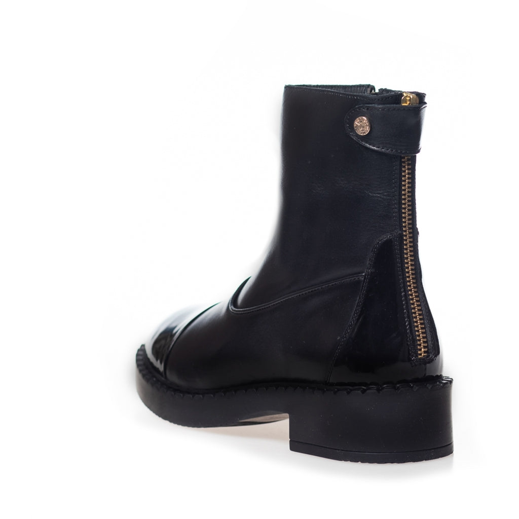 COPENHAGEN SHOES AMIE BOOTS PATENT Støvler 0011 BLACK PATENT
