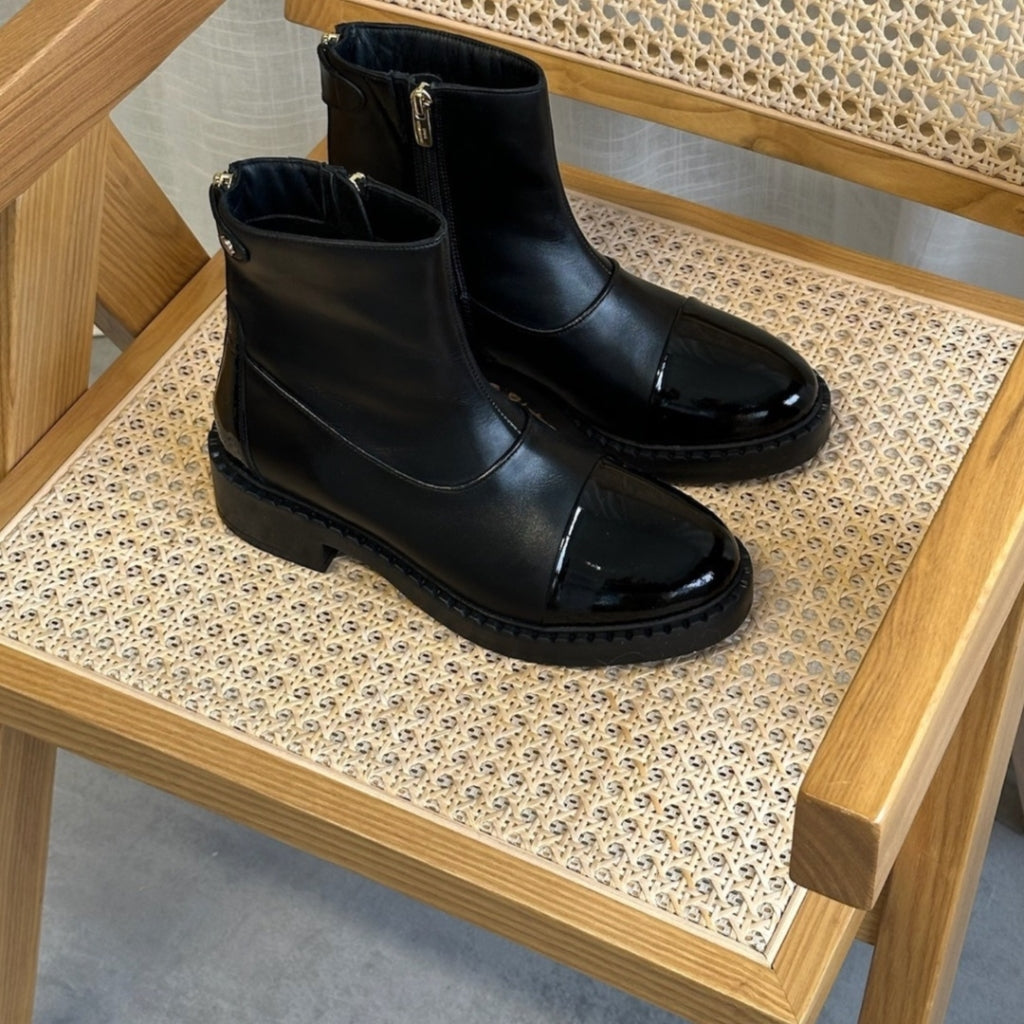 COPENHAGEN SHOES AMIE BOOTS PATENT Støvler 0011 BLACK PATENT