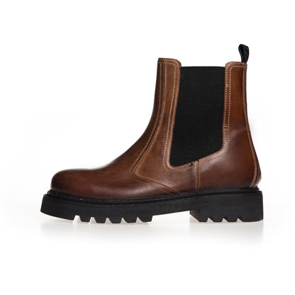 COPENHAGEN SHOES ANKLE BOOT Støvler 0500 BROWN/BLACK