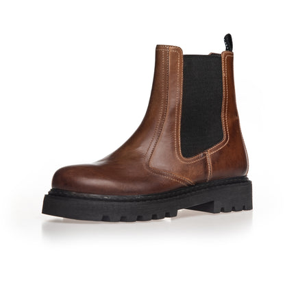 COPENHAGEN SHOES ANKLE BOOT Støvler 0500 BROWN/BLACK
