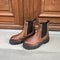 COPENHAGEN SHOES ANKLE BOOT Støvler 0500 BROWN/BLACK