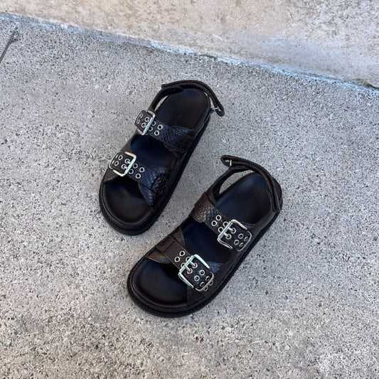 COPENHAGEN SHOES AS I WAS L. Sandaler 004 Dark brown