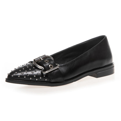COPENHAGEN SHOES AS THE MOVE BLK Ballerina 0001 BLACK