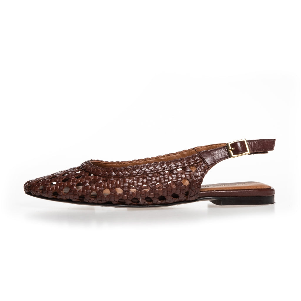 COPENHAGEN SHOES AS THE SEA Ballerina 0012 BROWN