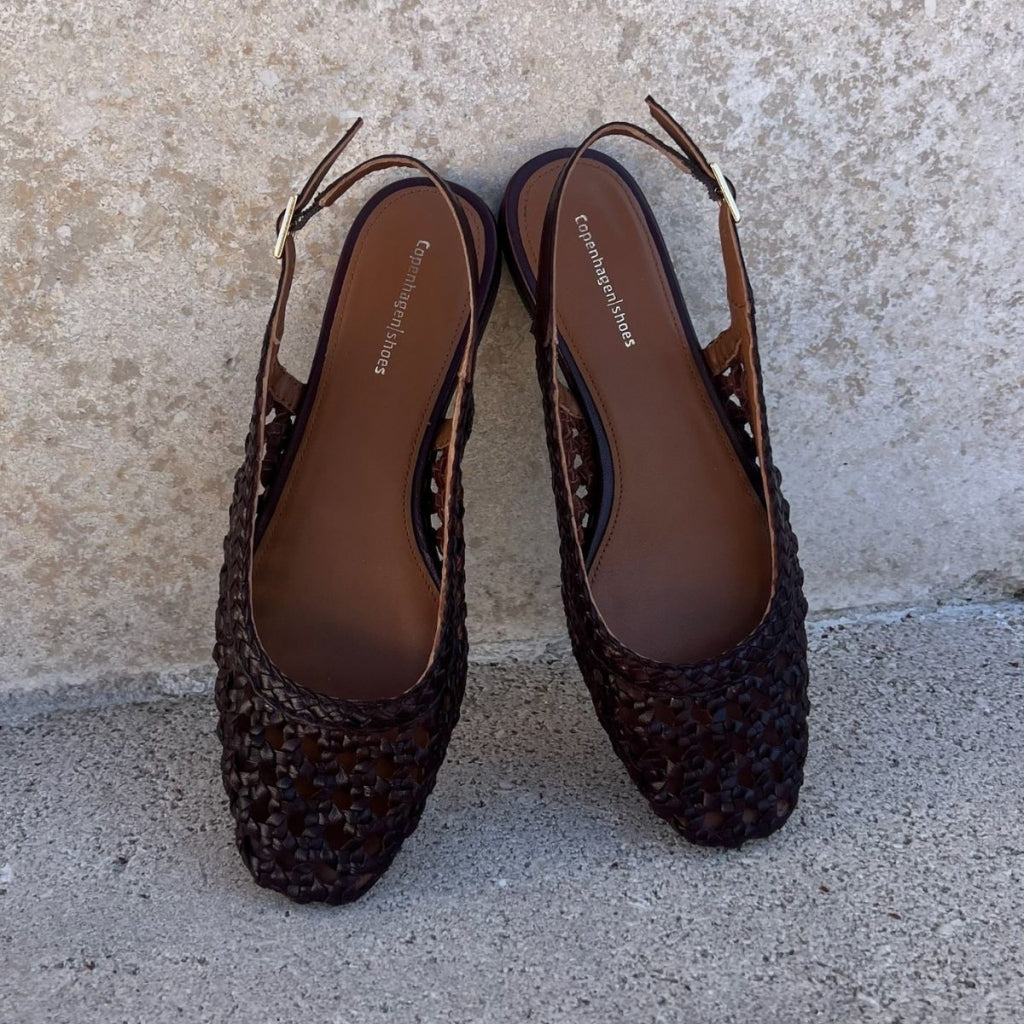 COPENHAGEN SHOES AS THE SEA Ballerina 0012 BROWN
