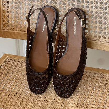 COPENHAGEN SHOES AS THE SEA Ballerina 0012 BROWN