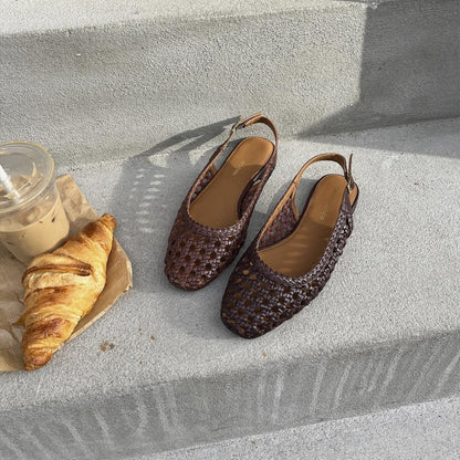 COPENHAGEN SHOES AS THE SEA Ballerina 0012 BROWN
