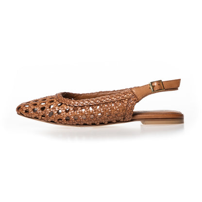COPENHAGEN SHOES AS THE SEA Ballerina 0241 COGNAC