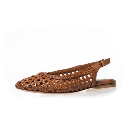 COPENHAGEN SHOES AS THE SEA Ballerina 0241 COGNAC