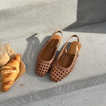 COPENHAGEN SHOES AS THE SEA Ballerina 0241 COGNAC