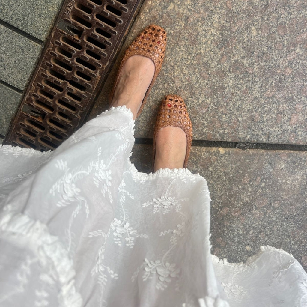 COPENHAGEN SHOES AS THE SEA Ballerina 0241 COGNAC