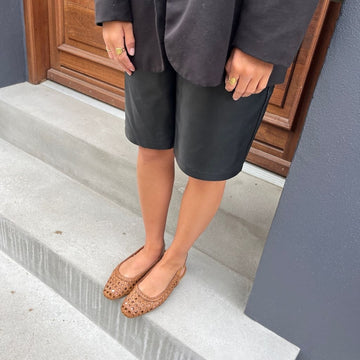 COPENHAGEN SHOES AS THE SEA Ballerina 0241 COGNAC