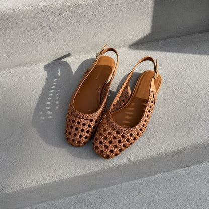 COPENHAGEN SHOES AS THE SEA Ballerina 0241 COGNAC