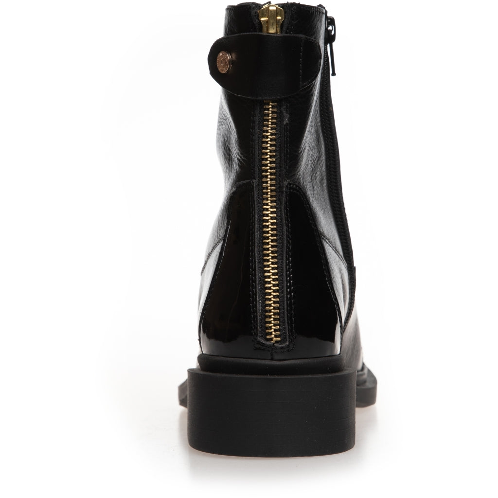 COPENHAGEN SHOES AS YOU SEE - PATENT TOE Støvler 00010 BLACK W/PATENT TOE