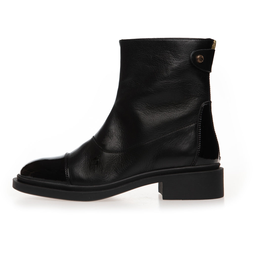 COPENHAGEN SHOES AS YOU SEE - PATENT TOE Støvler 00010 BLACK W/PATENT TOE