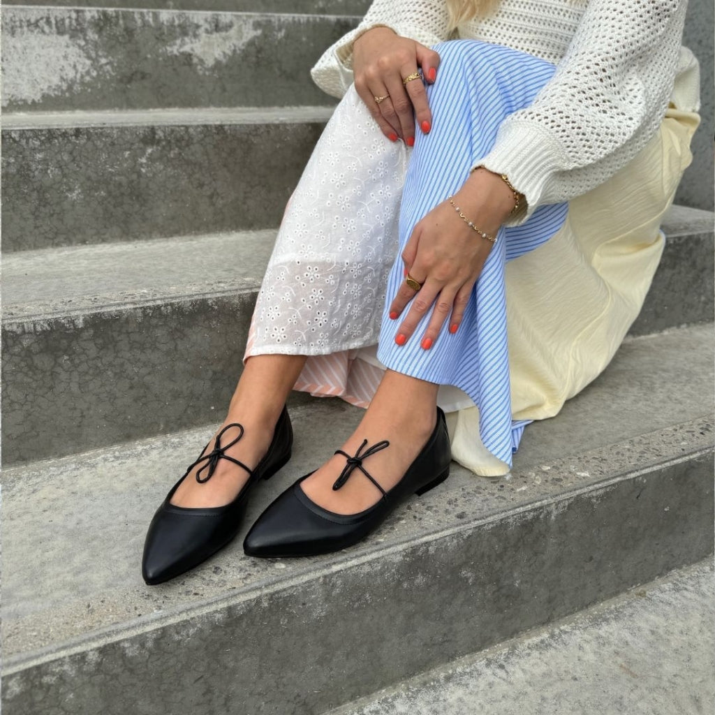 COPENHAGEN SHOES A BEAUTY BLK Ballerina 001 Black