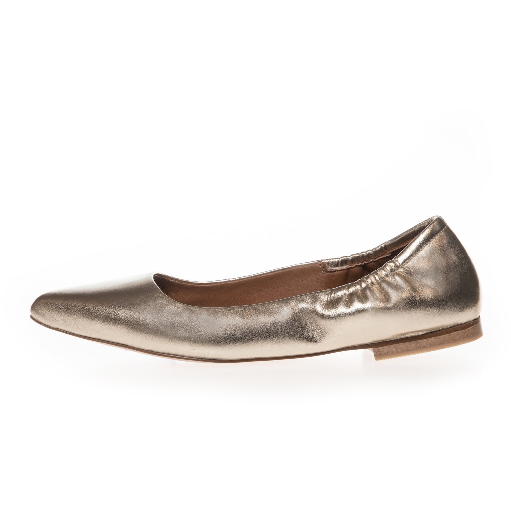 COPENHAGEN SHOES BALLERINA 23 Leather Ballerina 005 Gold
