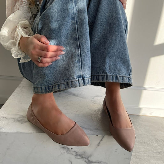 COPENHAGEN SHOES BALLERINA 23 Leather Ballerina 088 Nude