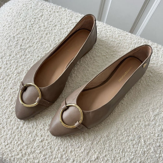 COPENHAGEN SHOES BALLERINA LOVERS Ballerina 0014 FUNGI (BROWN)