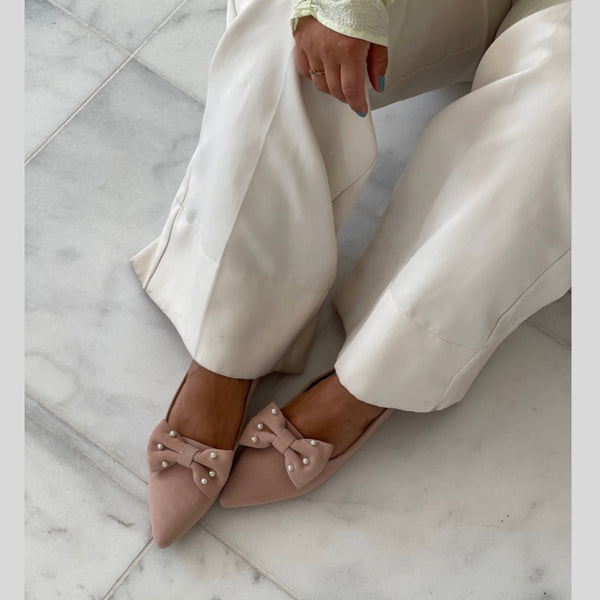 Copenhagen Shoes by Josefine Valentin BE GOOD PEARLS Loafer 0002 BEIGE