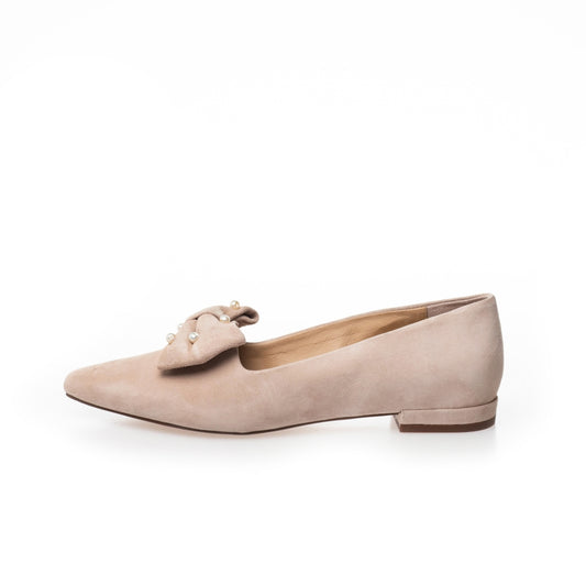 Copenhagen Shoes by Josefine Valentin BE GOOD PEARLS Loafers 0002 BEIGE