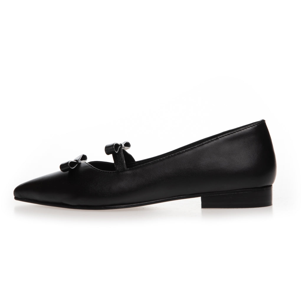 COPENHAGEN SHOES THE ONE - BLACK Ballerina 0001 BLACK