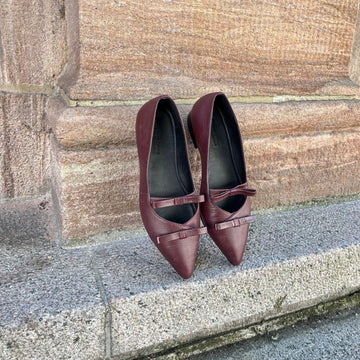 COPENHAGEN SHOES THE ONE - BORDEAUX Ballerina 2222 BORDEAUX